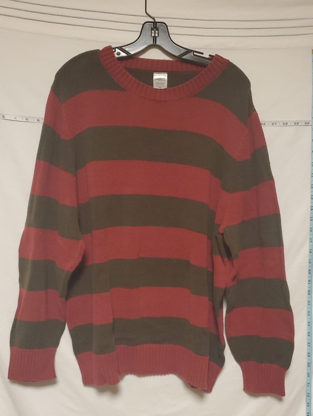 A Nightmare on Elm Street Red Gteen Knit Sweater - XXL